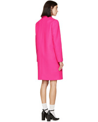 MSGM Pink Wool Coat