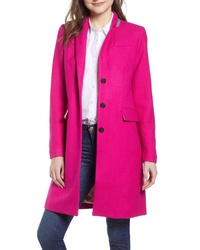 hot pink coat womens
