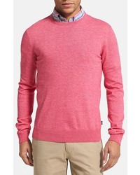 BOSS HUGO BOSS Perinus Crewneck Sweater Pink Small
