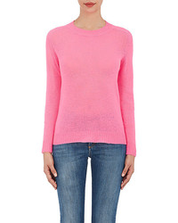 Barneys New York Cashmere Loose Knit Sweater