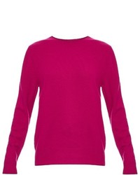 Christopher Kane Contrast Trim Long Sleeved Cashmere Sweater