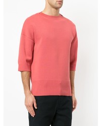 Cerruti 1881 Cropped Sleeve Sweater