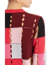 MSGM Open Knit Wool Blend Sweater