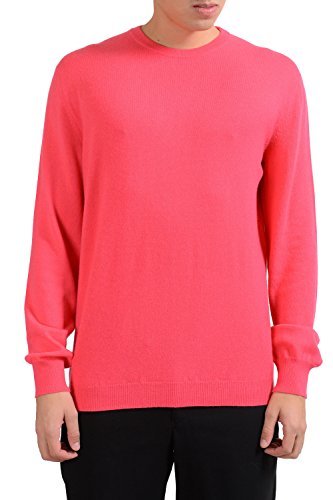 Malo Pink Crewneck 100 Cashmere Pullover Sweater Us Xl It 54 169 Amazon Com Lookastic