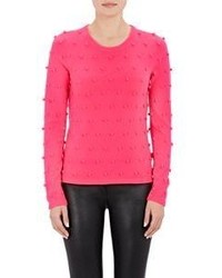 Lisa Perry Popcorn Knit Cashmere Sweater Pink Size Xs