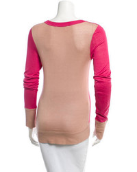Derek Lam 10 Crosby Silk Colorblock Sweater