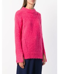 Erika Cavallini Slit Sleeve Brushed Sweater