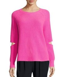 Zoe Jordan Turing Cutout Wool Cashmere Sweater