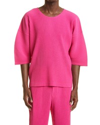Homme Plissé Issey Miyake Home Plisse Issey Miyake Pleated T Shirt