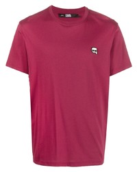 Karl Lagerfeld Ikonic Logo Patch T Shirt