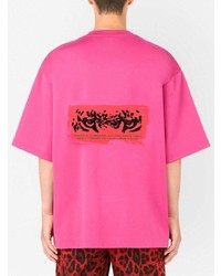 Dolce & Gabbana Oversized Logo Patch T Shirt