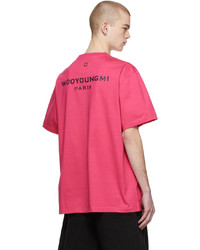 Wooyoungmi Pink Logo T Shirt