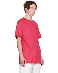 Alexander McQueen Pink Logo T Shirt