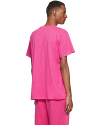 PANGAIA Pink Organic Cotton T Shirt