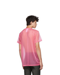 Helmut Lang Pink Organza Masc Little T Shirt
