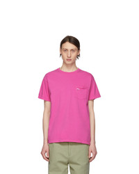 Noah NYC Pink Pocket T Shirt