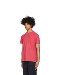 Moncler Red Cotton T Shirt