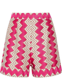 Hot Pink Crochet Shorts