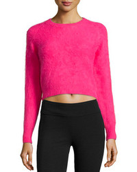 Hot Pink Cropped Sweaters for Women | Women's Fashion