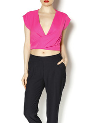 Latiste Cropped Wrap Top