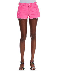 J Brand Jeans Low Rise Cutoff Shorts Signal Pink