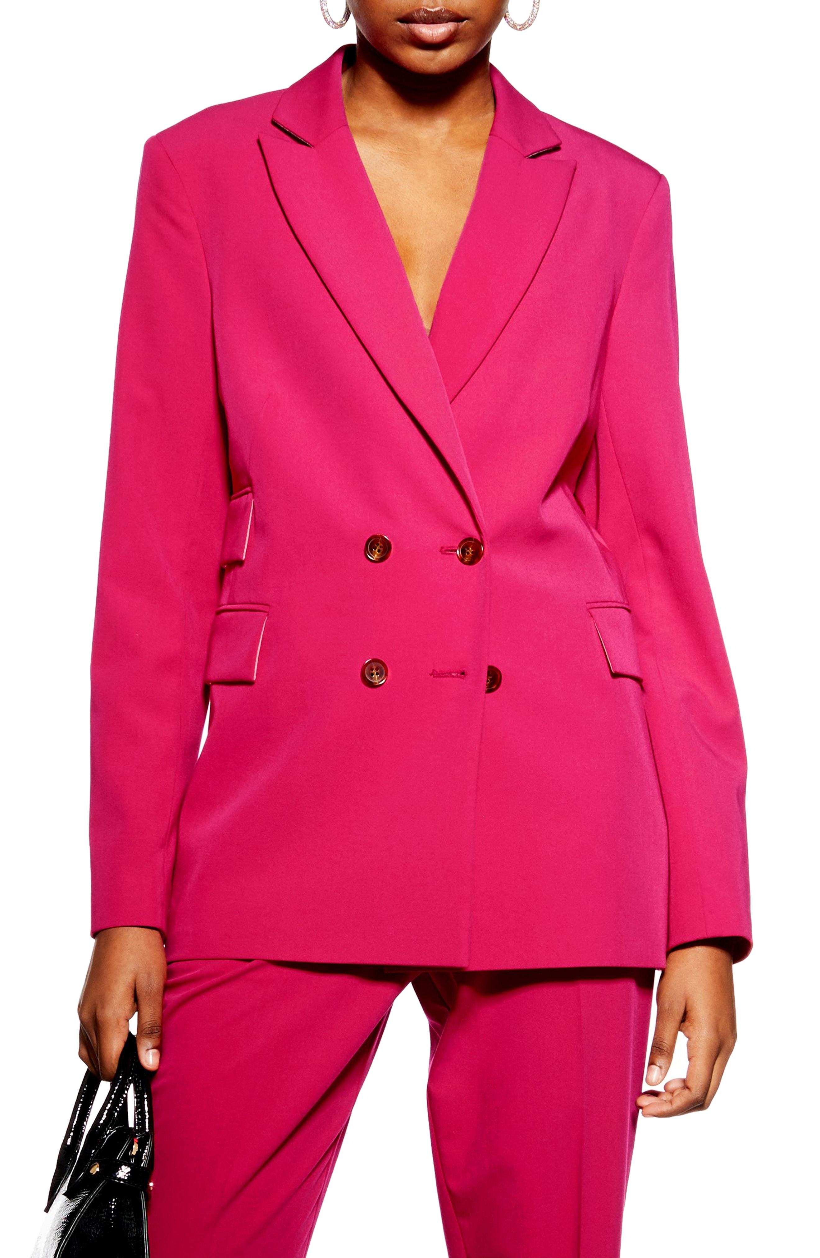 Topshop Double Breasted Jacket, $95, Nordstrom