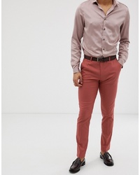 ASOS DESIGN Skinny Suit Trousers In Pink