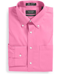 Nordstrom Shop Wrinkle Free Traditional Fit Pinpoint Dress Shirt