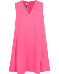 MCQ Alexander Ueen Crepe Mini Dress Bright Pink