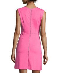 Diane von Furstenberg Carpreena Mini A Line Dress Pink Me