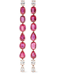 Anita Ko 18 Karat Gold Ruby And Diamond Earrings