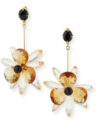 Kate Spade New York Crystal Flower Drop Earrings