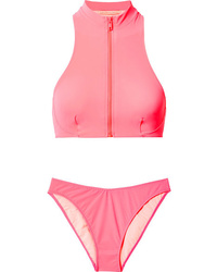 Hot Pink Embellished Bikini Top