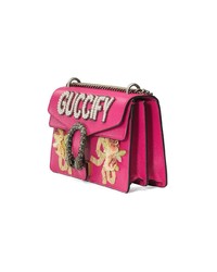 Gucci Pink Fy Dionysus Small Shoulder Bag