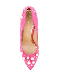 Charlotte Olympia Bacall Embellished Pumps