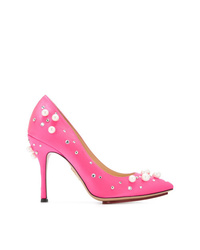 Charlotte Olympia Bacall Embellished Pumps
