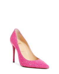 Christian Louboutin Kate Crystal Embellished Pointed Toe Pump