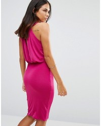 Jessica Wright Pencil Dress With Embellished Neckline