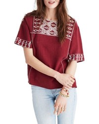 Madewell Embroidered Blouse