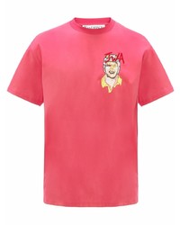 JW Anderson Embroidered Rugby T Shirt