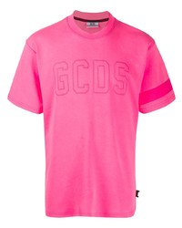 Gcds Logo Embroidered T Shirt