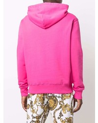 VERSACE JEANS COUTURE Embroidered Logo Hoodie