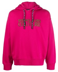 VERSACE JEANS COUTURE Logo Embroidered Hoodie