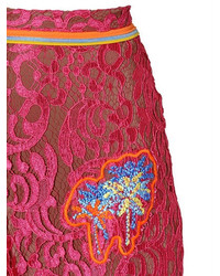 Peter Pilotto Embroidered Lace Cropped Pants