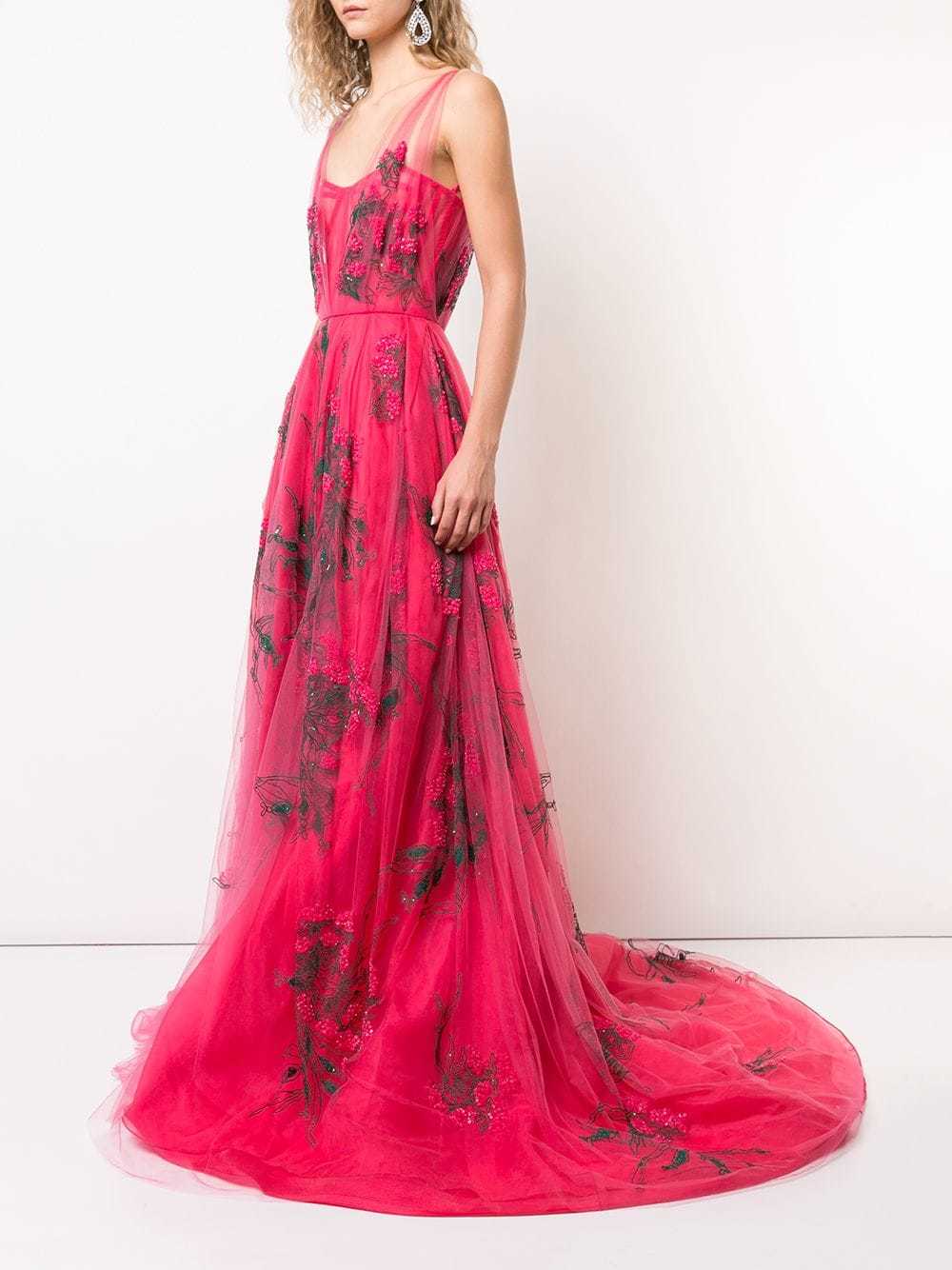 Carolina Herrera Embroidered Tulle Gown, $14,584 | farfetch.com | Lookastic