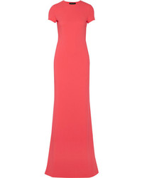 Calvin Klein Collection Belza Stretch Crepe Maxi Dress