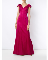 Tufi Duek Panelled V Neck Gown Unavailable