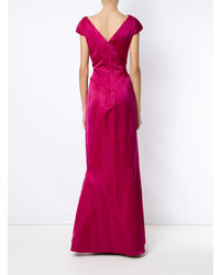 Tufi Duek Panelled V Neck Gown Unavailable