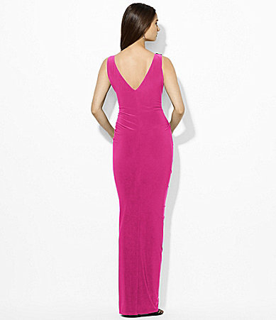 ralph lauren hot pink dress