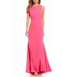 Vince Camuto Ruffle Back Gown